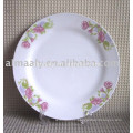 10.5 &quot;plato de porcelana blanca de porcelana blanca